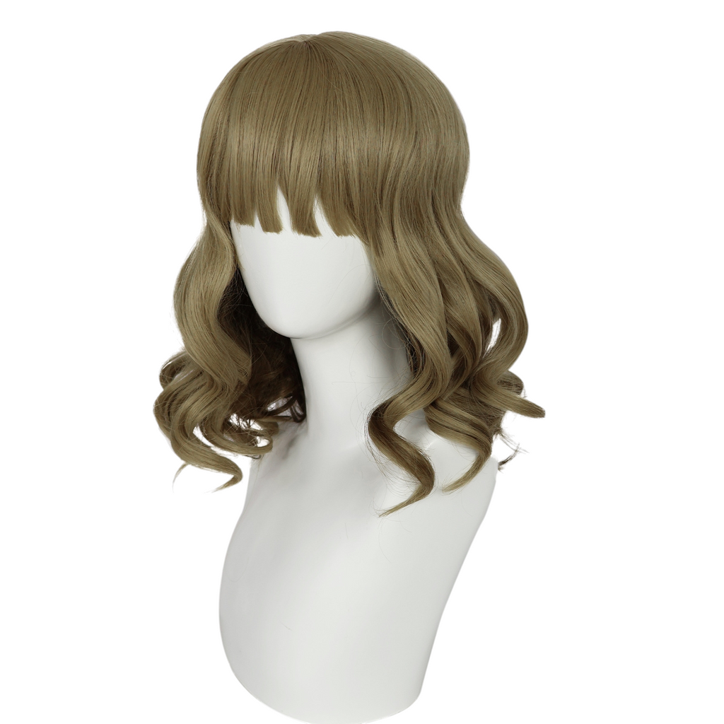 Gray Sakurako Omuro Cosplay Wig - Yuru Yuri / Omuro-ke (Blonde Wavy) (FEVERCOS)