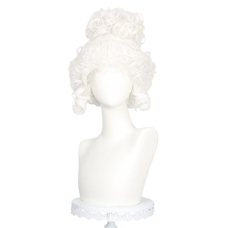 White Smoke Dawn Bellwether Cosplay Wig - Mammal City (Integrated Updo) (FEVERCOS) Zootopia