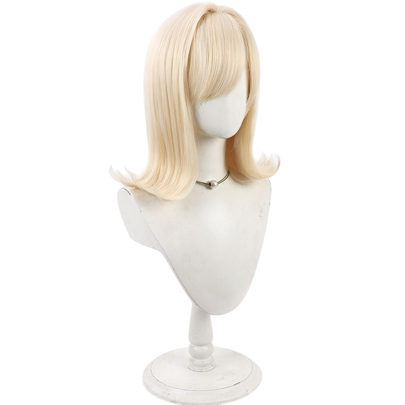 White Smoke Little Laura Vanderboom Cosplay Wig - Underground Blossom / Rusty Lake (Blonde Scalp Style) (FEVERCOS)