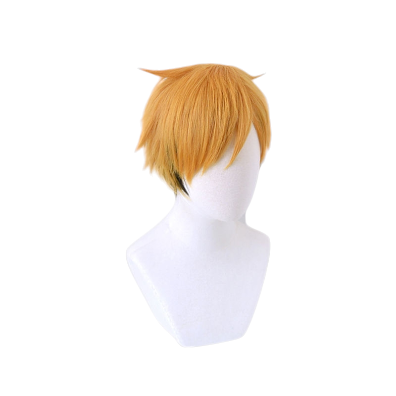 White Smoke Miya Twins (Atsumu/Osamu) Cosplay Wig - Haikyuu!! (Blonde/Grey Undercut) (FEVERCOS)