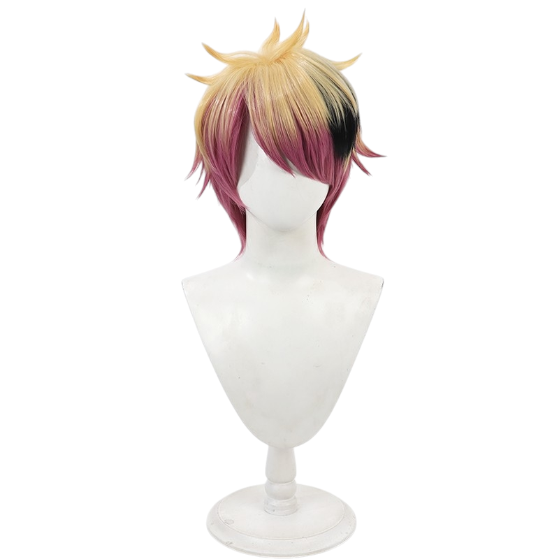 White Smoke Lono Fontaine Cosplay Wig - Devil Butler with Black Cat (Gradient Flipped) (FEVERCOS)