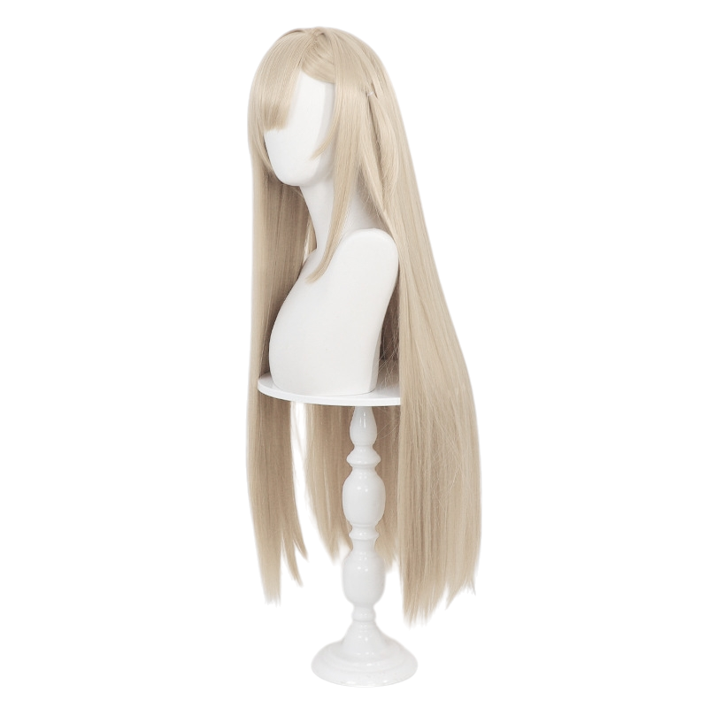 White Smoke Asuna Ichinose (Bunny Girl Ver.) Cosplay Wig - Blue Archive (Golden Long Waves) (FEVERCOS)