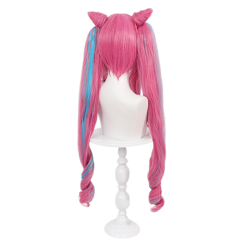White Smoke Yvonne Cosplay Wig - Arknights: Endfield (Croissant Twin Tails) (FEVERCOS)