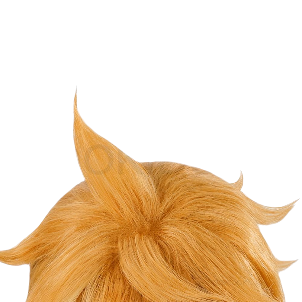 White Smoke Tartaglia (Childe) Cosplay Wig - Genshin Impact (Ginger Layered Short) (FEVERCOS)
