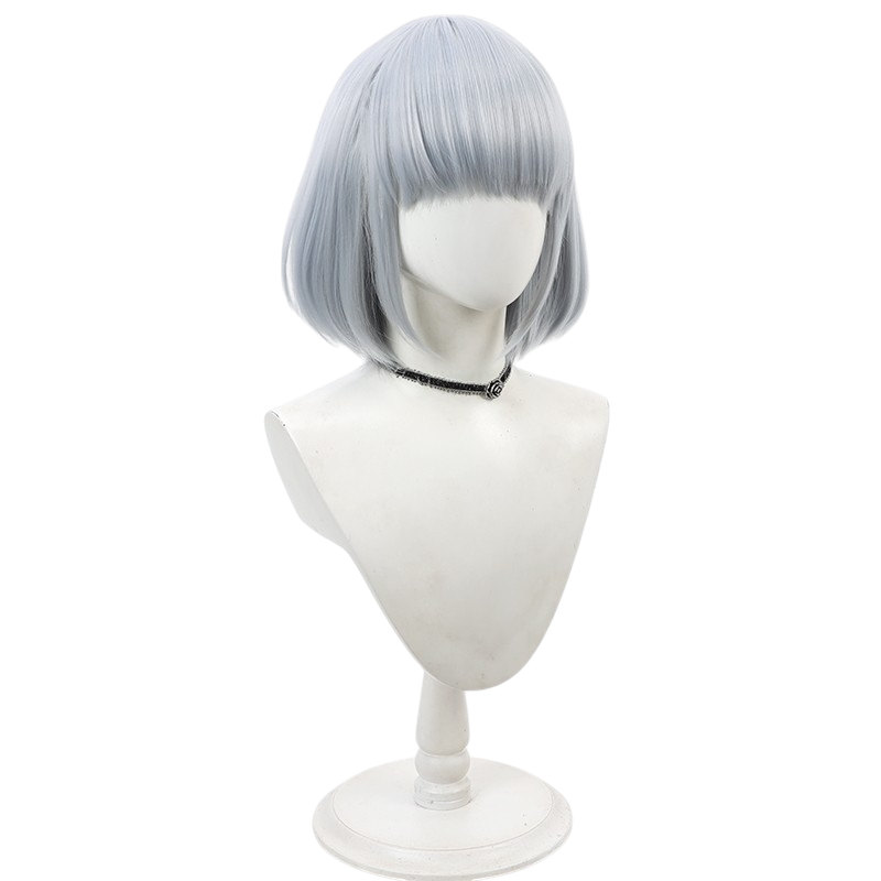 White Smoke Khun Aguero Agnes (Grey-Blue) Cosplay Wig - Tower of God (Simulation Scalp Bob) (FEVERCOS)