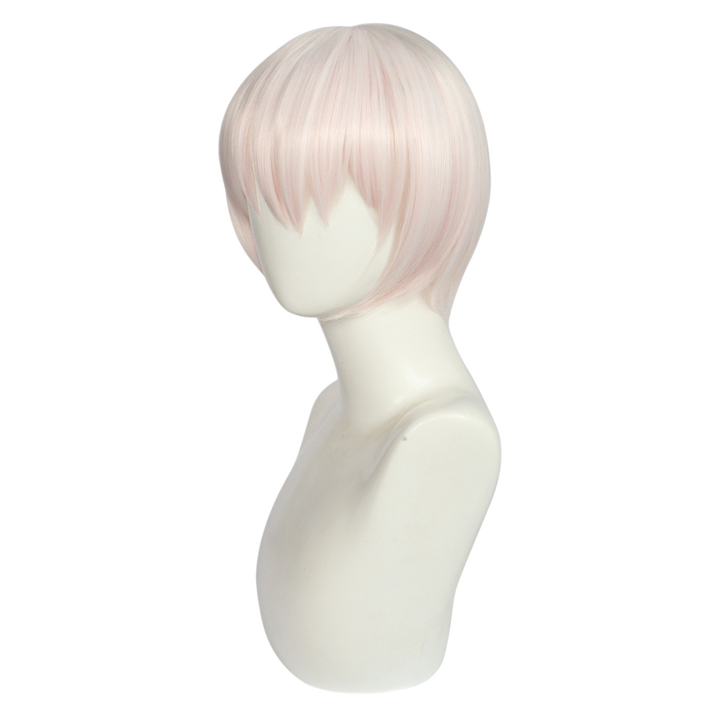 Light Gray Saigiku Jouno Cosplay Wig - Bungo Stray Dogs (White/Red Tips) (FEVERCOS)