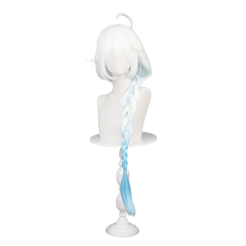 White Smoke Kirino Nakatsukasa Cosplay Wig - Blue Archive (Gradient Twin Braids) (FEVERCOS)