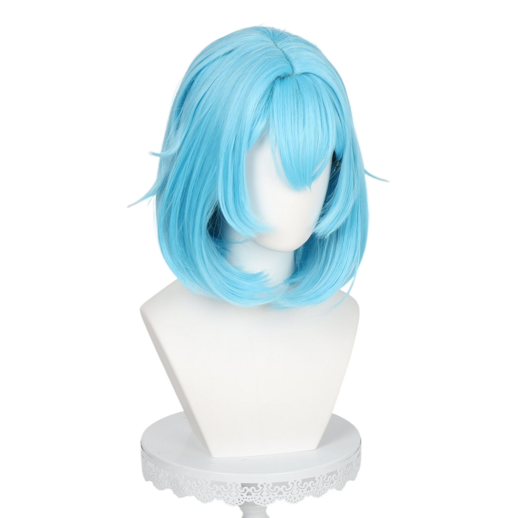 White Smoke Daji Cosplay Wig - Honor of Kings (Line Puppy Teased Inward Curl) (FEVERCOS)