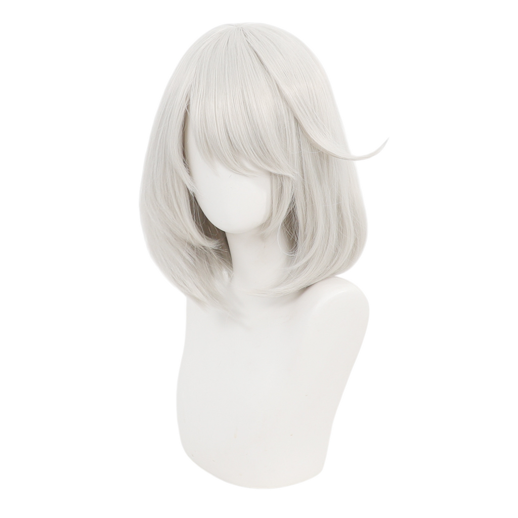 Lavender Elphelt Valentine Cosplay Wig - Guilty Gear (Silver Bob Scalp) (FEVERCOS)