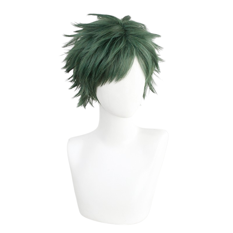 White Smoke Trey Clover Cosplay Wig - Magic Academy (Green Short Styled) (FEVERCOS)