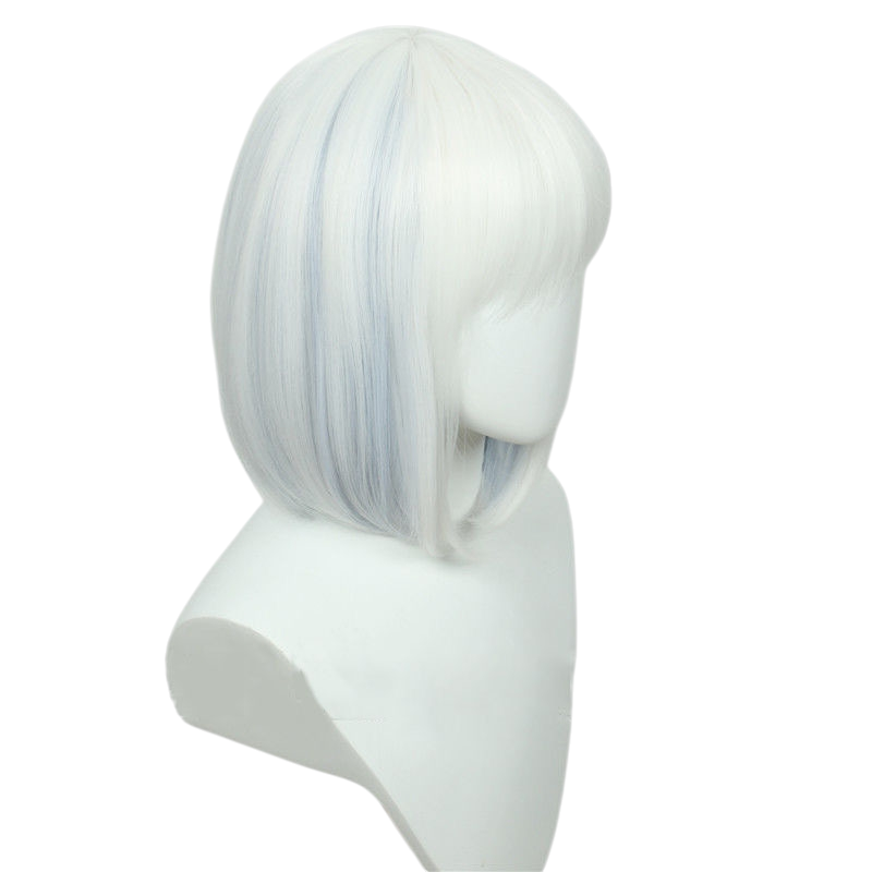 White Smoke Siesta Cosplay Wig - The Detective Is Already Dead (White Inward Bob) (FEVERCOS)