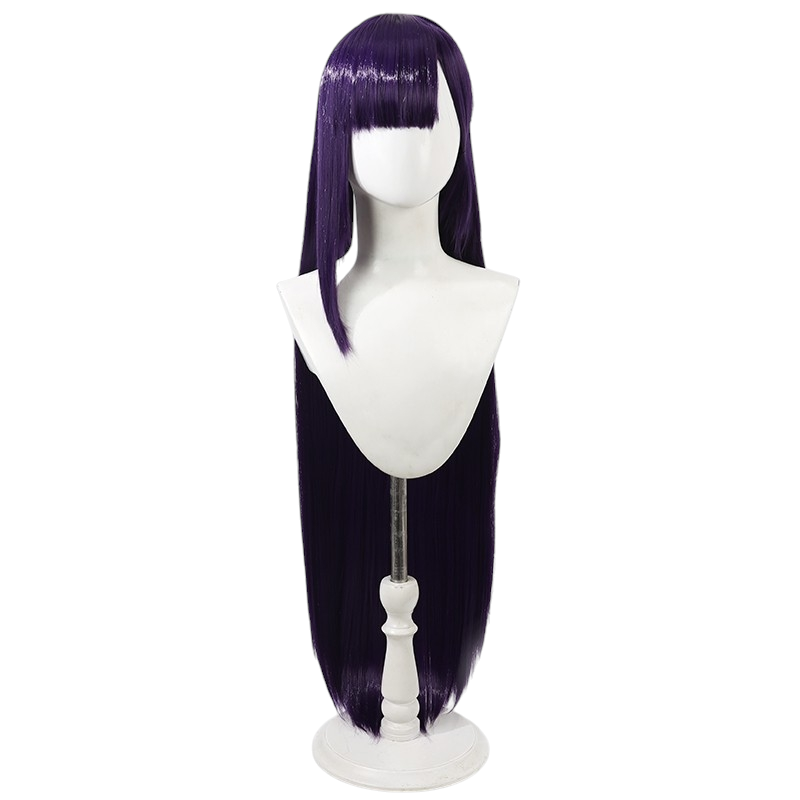 White Smoke Ren Yamashiro Cosplay Wig - Chained Soldier (Deep Purple Long) (FEVERCOS)