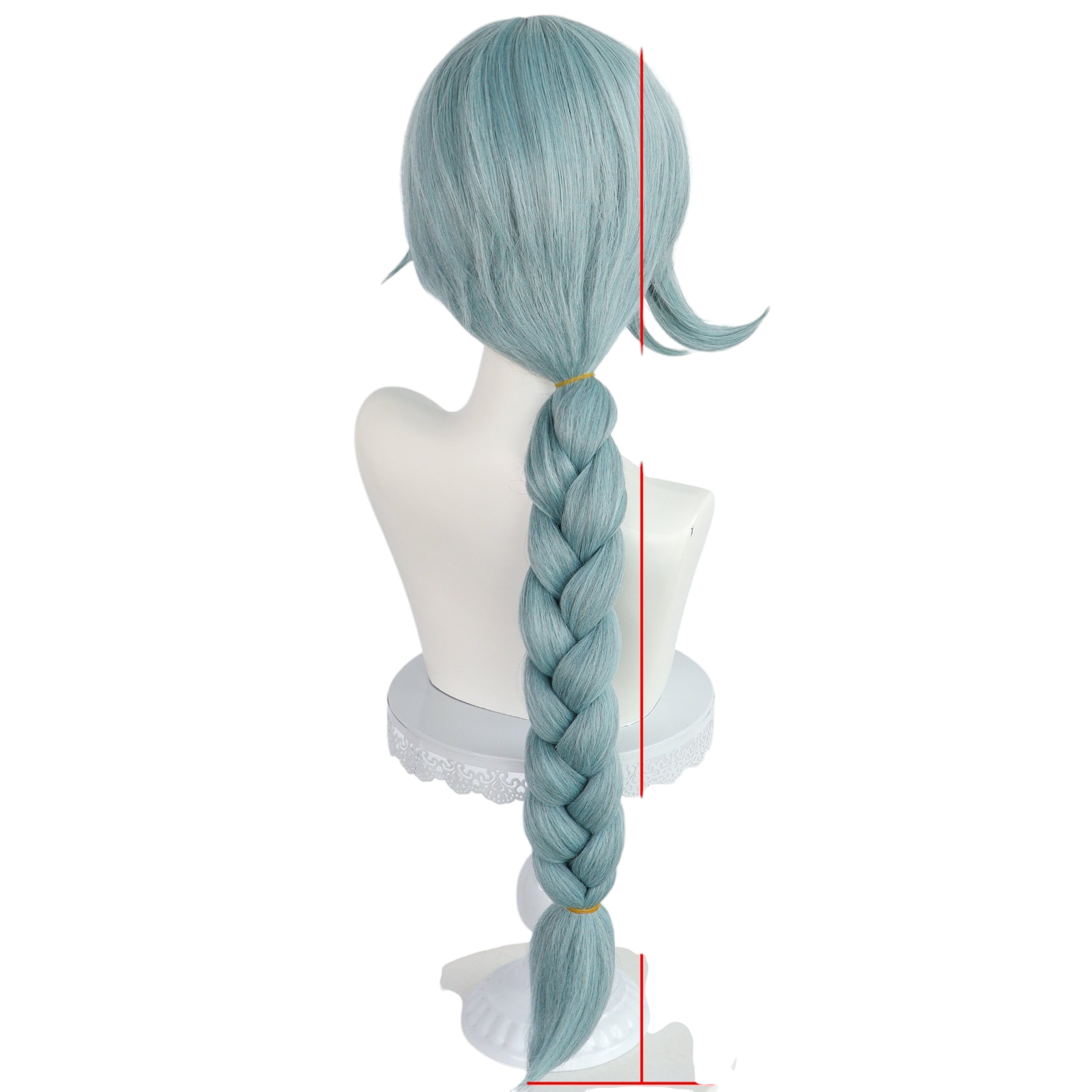 Dark Gray Fubuki Clockford Cosplay Wig - Rain Code (Blonde Drills) (FEVERCOS)