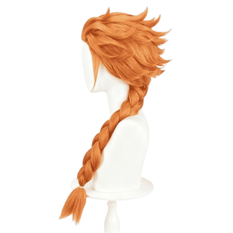 White Smoke Skye Cosplay Wig - Tactical Initiator (Fluffy Braid No Trim) (FEVERCOS) Valorant