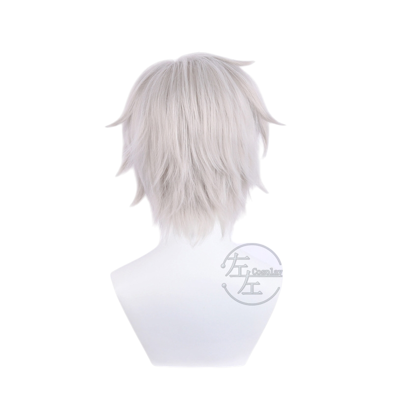White Smoke Gabimaru Cosplay Wig - Hell's Paradise (Silver Grey Short) (FEVERCOS)