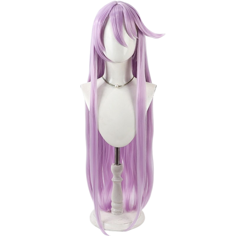 White Smoke Yuri Tsukikage (Cure Moonlight) Cosplay Wig - HeartCatch PreCure! (Purple Swept) (FEVERCOS)