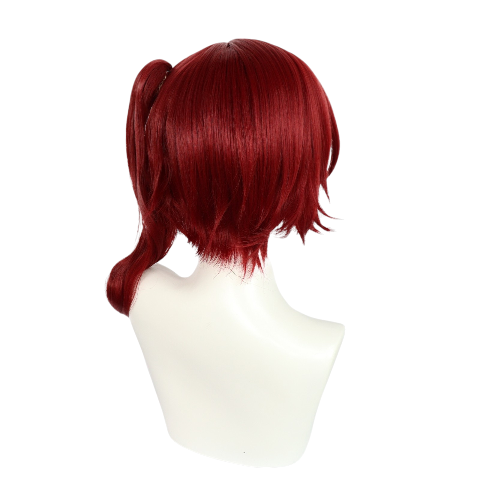 Dark Red Teruko Okura Cosplay Wig - Bungo Stray Dogs (Red/Pink Pigtails) (FEVERCOS)