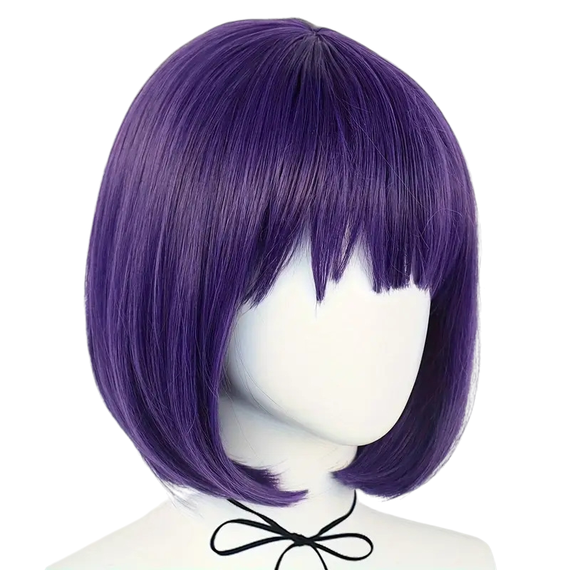 White Smoke Marin Kitagawa (Shizuku-tan) Cosplay Wig - My Dress-Up Darling (Black/Purple 245g) (FEVERCOS)