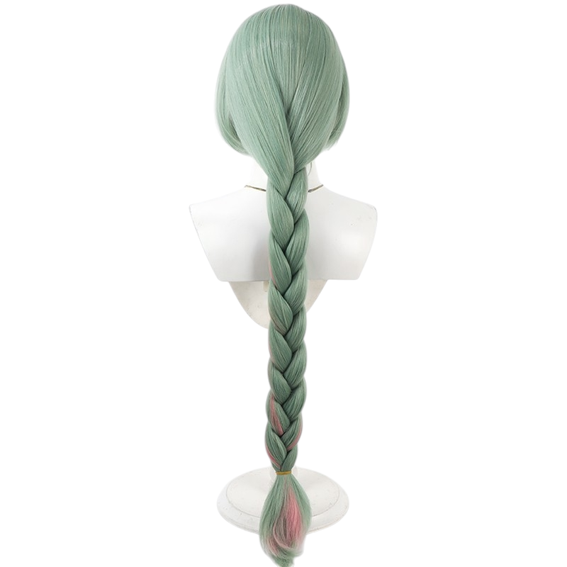 White Smoke Phrolova (Thick Braid) Cosplay Wig - Wuthering Waves (Crimped Thick Braid Scalp) (FEVERCOS)