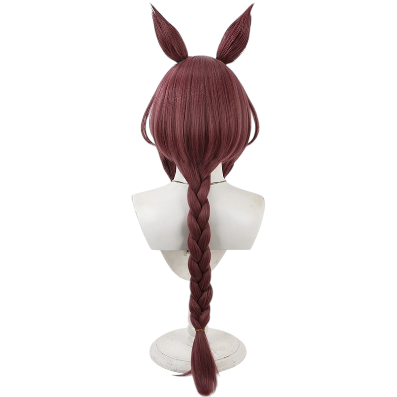 White Smoke Sakura Chiyono O (Winning Dress) Cosplay Wig - Uma Musume (Brown Styled) (FEVERCOS)