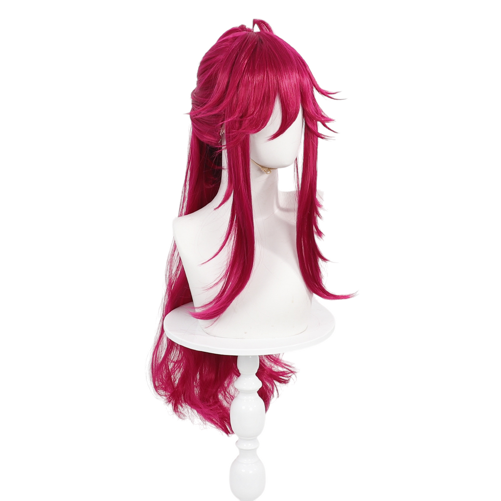 White Smoke Enka Mochimi Cosplay Wig - Ensemble Stars!! (Wavy Ponytail Scalp) (FEVERCOS)