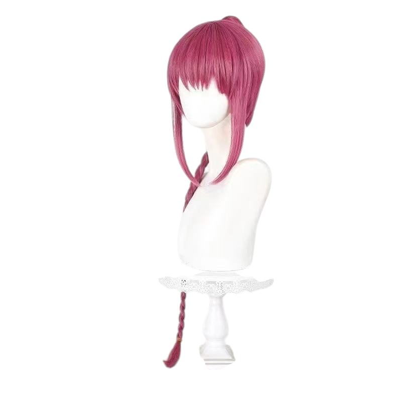 White Smoke Lu Shaotang Cosplay Wig - Sakamoto Days (Braided Clip-on Ponytail) (FEVERCOS)