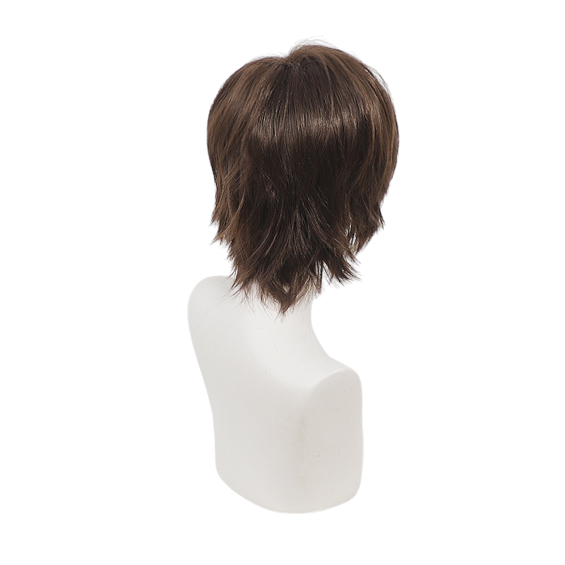 White Smoke Leon S. Kennedy (Requiem Ver.) Cosplay Wig - Resident Evil 9 (Brown Side Part) (FEVERCOS)