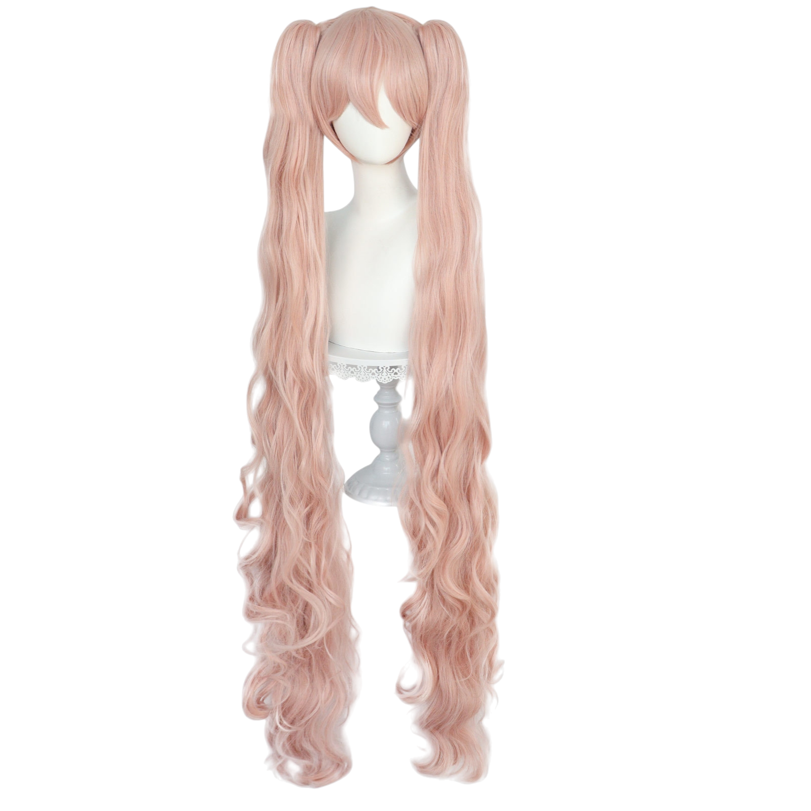 Tan Hatsune Miku (Pink Sakura Ver.) Cosplay Wig - Vocaloid (120cm Twin Tails) (FEVERCOS)