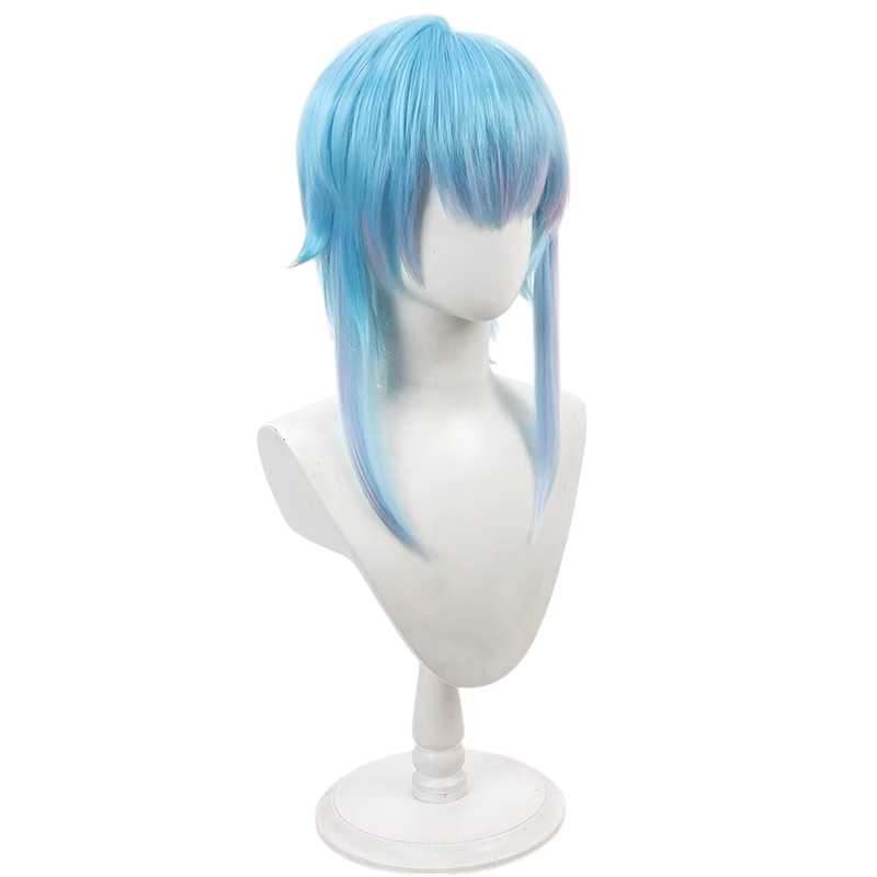 White Smoke Flure Garcia Cosplay Wig - Devil Butler with Black Cat (Pastel Gradient Scalp) (FEVERCOS)