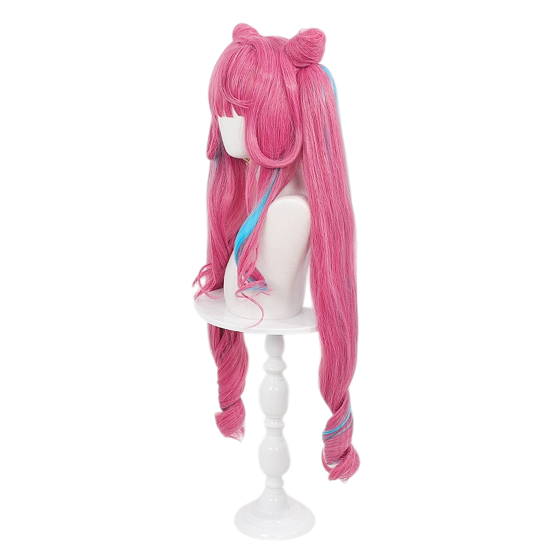 White Smoke Yvonne Cosplay Wig - Arknights: Endfield (Croissant Twin Tails) (FEVERCOS)