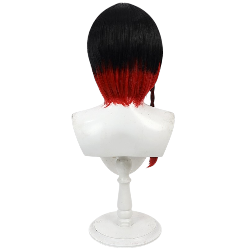 White Smoke Yuhan Shinonome Cosplay Wig - Devil Butler with Black Cat (Two-Tone Gradient) (FEVERCOS)