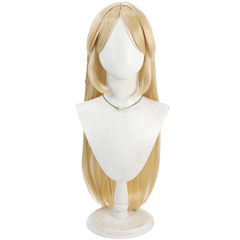 White Smoke Cartethyia (Yellow Base) Cosplay Wig - Wuthering Waves (Yellow Scalp Style) (FEVERCOS)