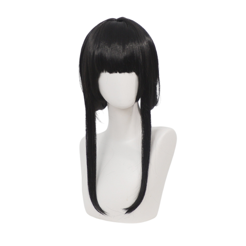 White Smoke D: Killer Wife Cosplay Wig - NIKKE (Black Integrated Braid Updo) (FEVERCOS)