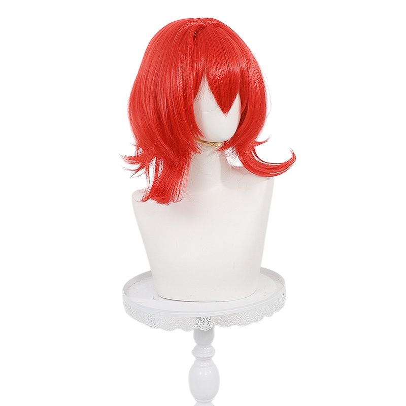 White Smoke Lavantine Cosplay Wig - Arknights: Endfield (Red Tied Hair Scalp) (FEVERCOS)