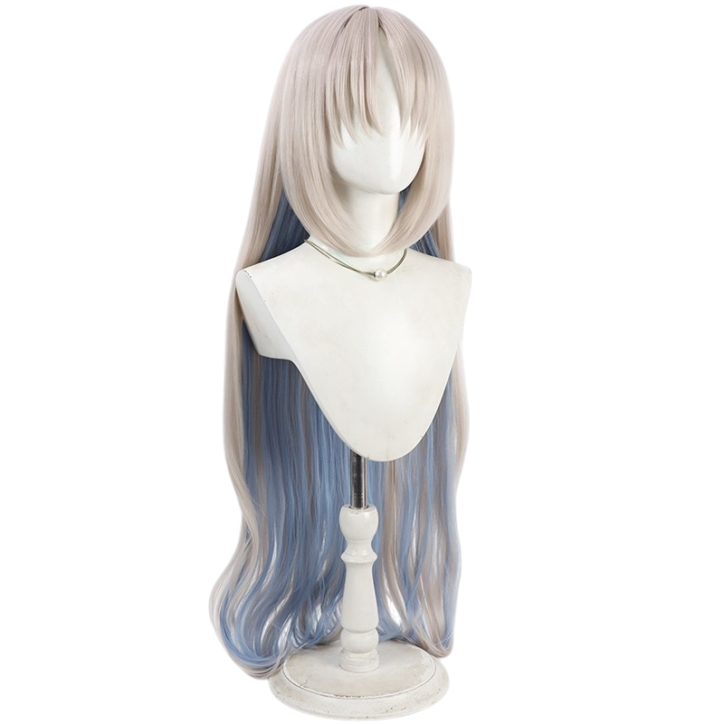 White Smoke Saint Fleurdelis Cosplay Wig - Wuthering Waves (Multi-Color Curls Scalp) (FEVERCOS)
