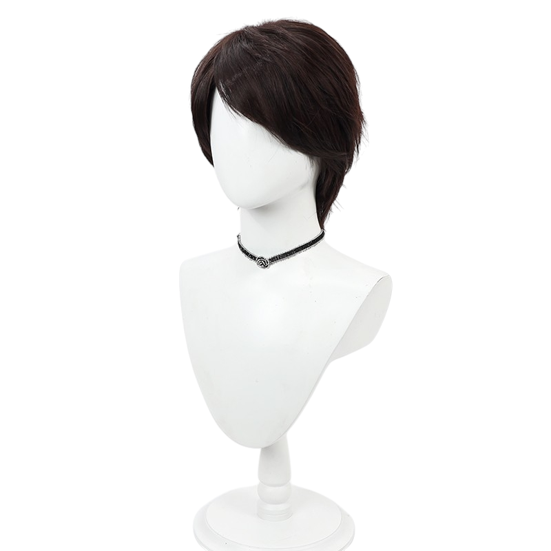 White Smoke Tsukasa Kadoya Cosplay Wig - Kamen Rider Decade (Brown Teased Volume) (FEVERCOS)