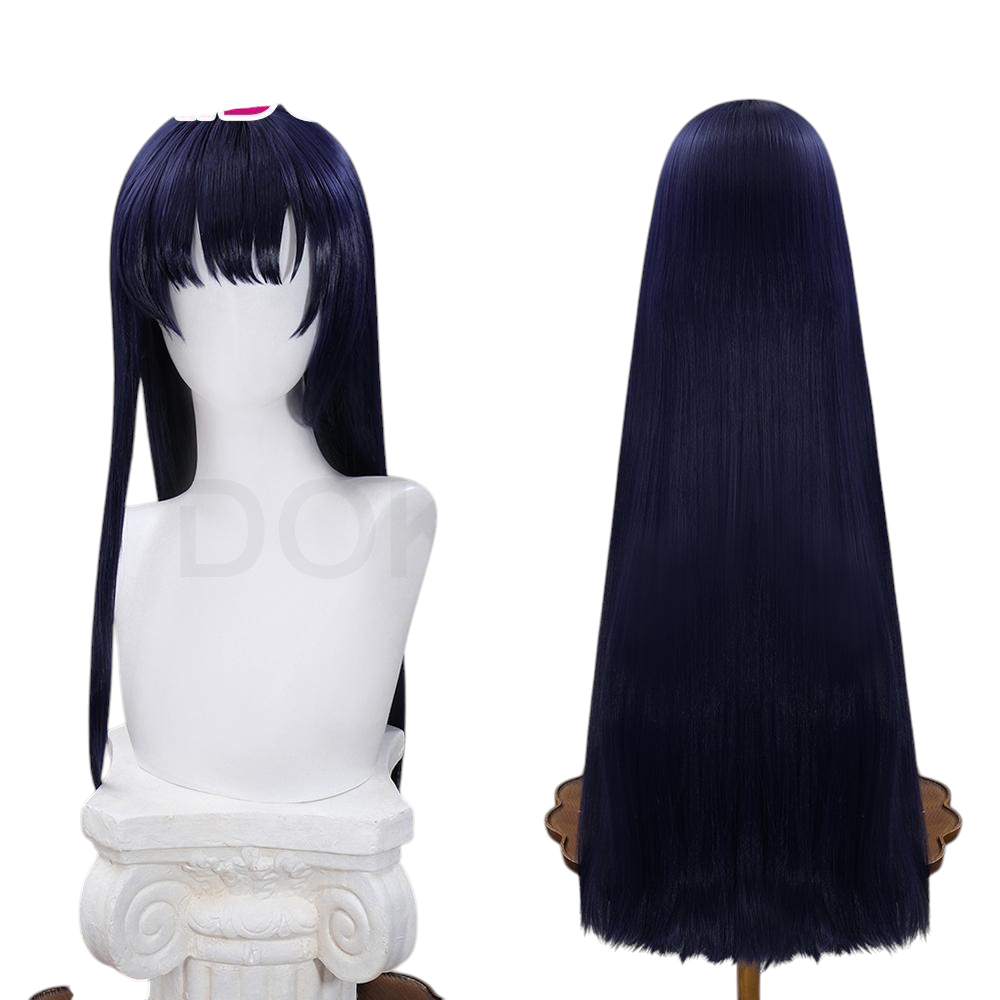 White Smoke Anna Yamada Cosplay Wig - The Dangers in My Heart (80cm Long Straight) (FEVERCOS)