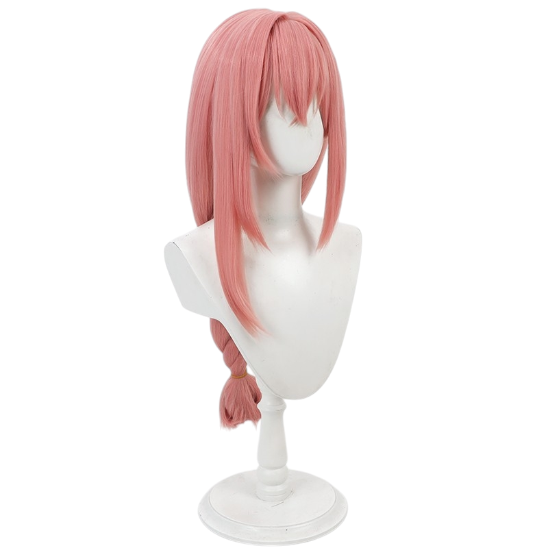 White Smoke Tsukishiro Yanagi Cosplay Wig - Zenless Zone Zero (Asymmetrical Scalp Crimped Braid) (FEVERCOS)