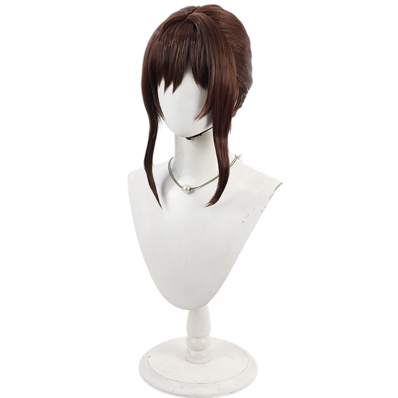 White Smoke Ciel Cosplay Wig - 33rd Expedition Team (Brown Elegant Updo) (FEVERCOS)