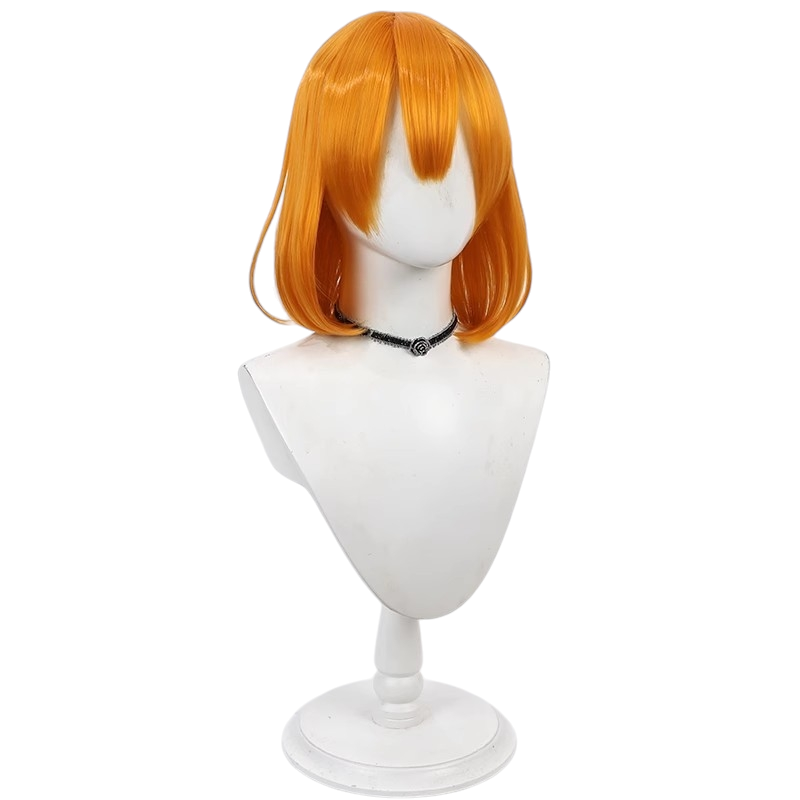 White Smoke Colette Loire Cosplay Wig - Wistoria: Wand and Sword (Orange Scalp Bob) (FEVERCOS)