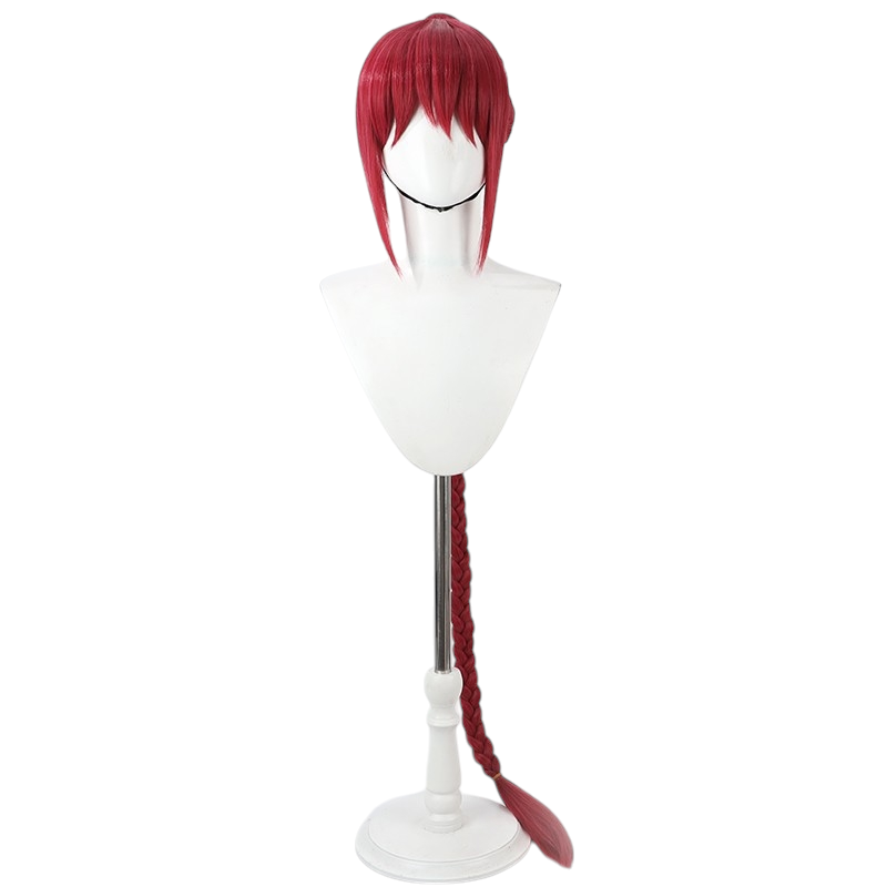 White Smoke Lu Xiaotang Cosplay Wig - Sakamoto Days (Black Extended Ponytail Scalp) (FEVERCOS)