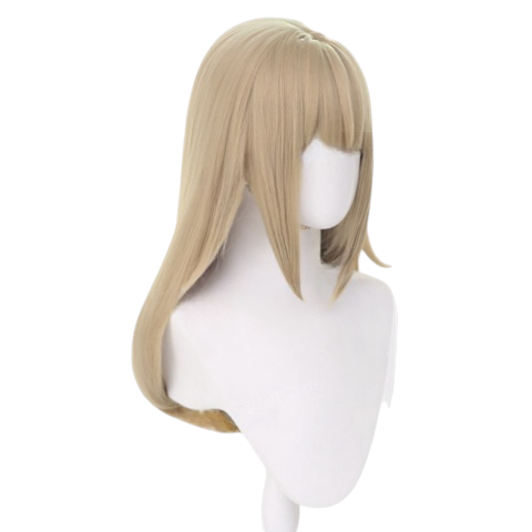 White Smoke Kinako Cosplay Wig - Feline Maiden (Silicone Scalp) (FEVERCOS) 40hara CAT