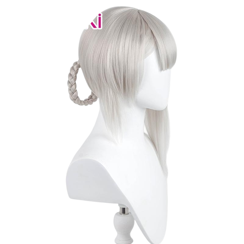 White Smoke Kaine Cosplay Wig - NieR Replicant (Silver White Short) (FEVERCOS)
