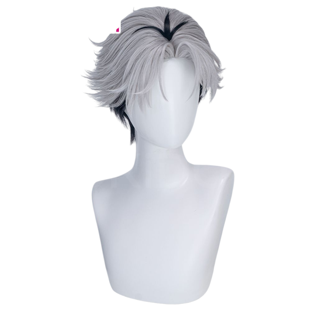 White Smoke Kangetsu Itechou Cosplay Wig - Agents of the Four Seasons (Simulation Scalp Styling) (FEVERCOS)