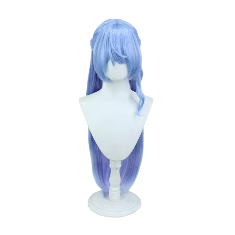 White Smoke Robin Cosplay Wig - Honkai: Star Rail (Fluffy Wavy Scalp Bun) (FEVERCOS)