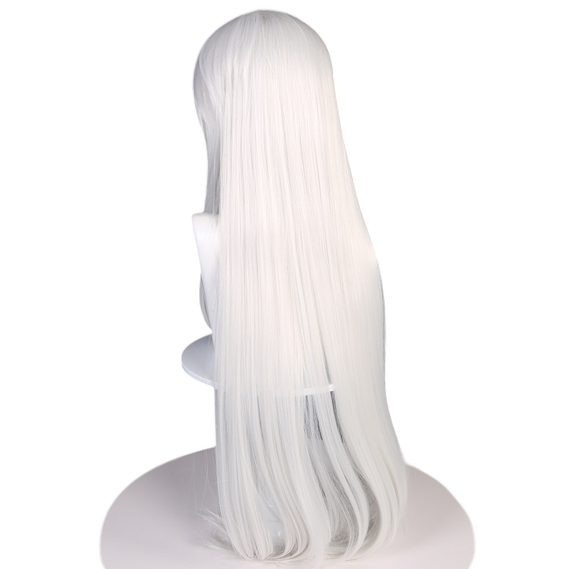 White Smoke Elaina Cosplay Wig - Wandering Witch: The Journey of Elaina (Ash Silver Arched Scalp) (FEVERCOS)