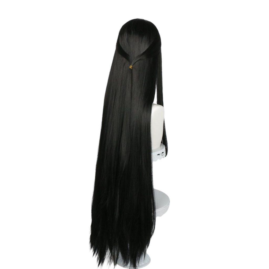 White Smoke Yingying Cosplay Wig - Where Winds Meet (Black Middle Part Long) (FEVERCOS)