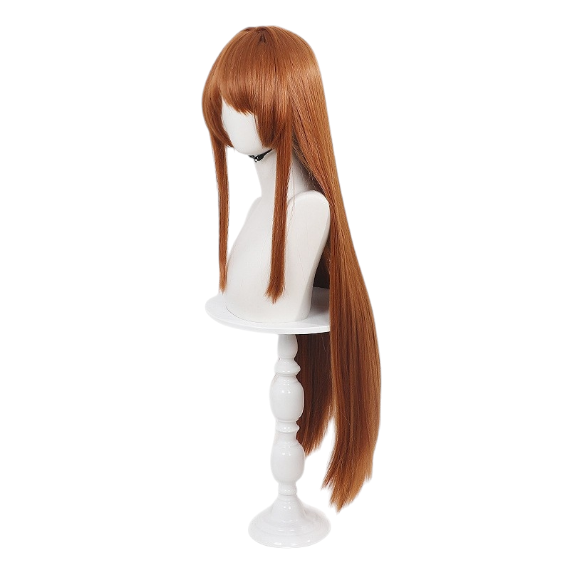 White Smoke Hibari Tojo Cosplay Wig - Variable Barricade (Chestnut Brown Long) (FEVERCOS)