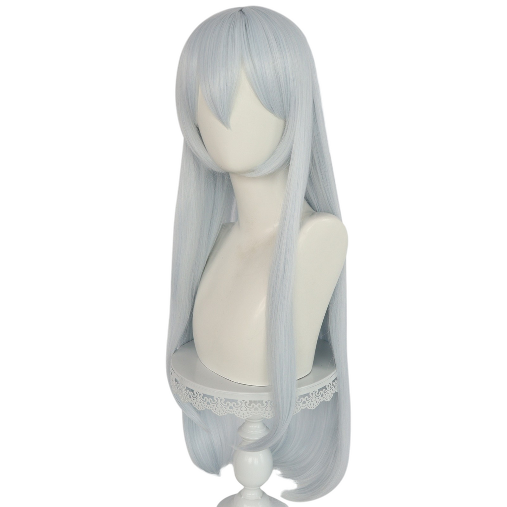 Gray Kanade Yoisaki Cosplay Wig - Project Sekai (Long Grey-Blue) (FEVERCOS)