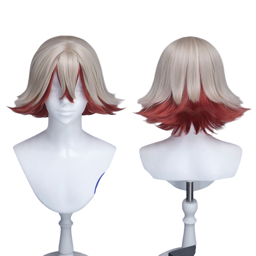 White Smoke Fu Orostel Cosplay Wig - Gachiakuta (Simulation Scalp Short) (FEVERCOS)